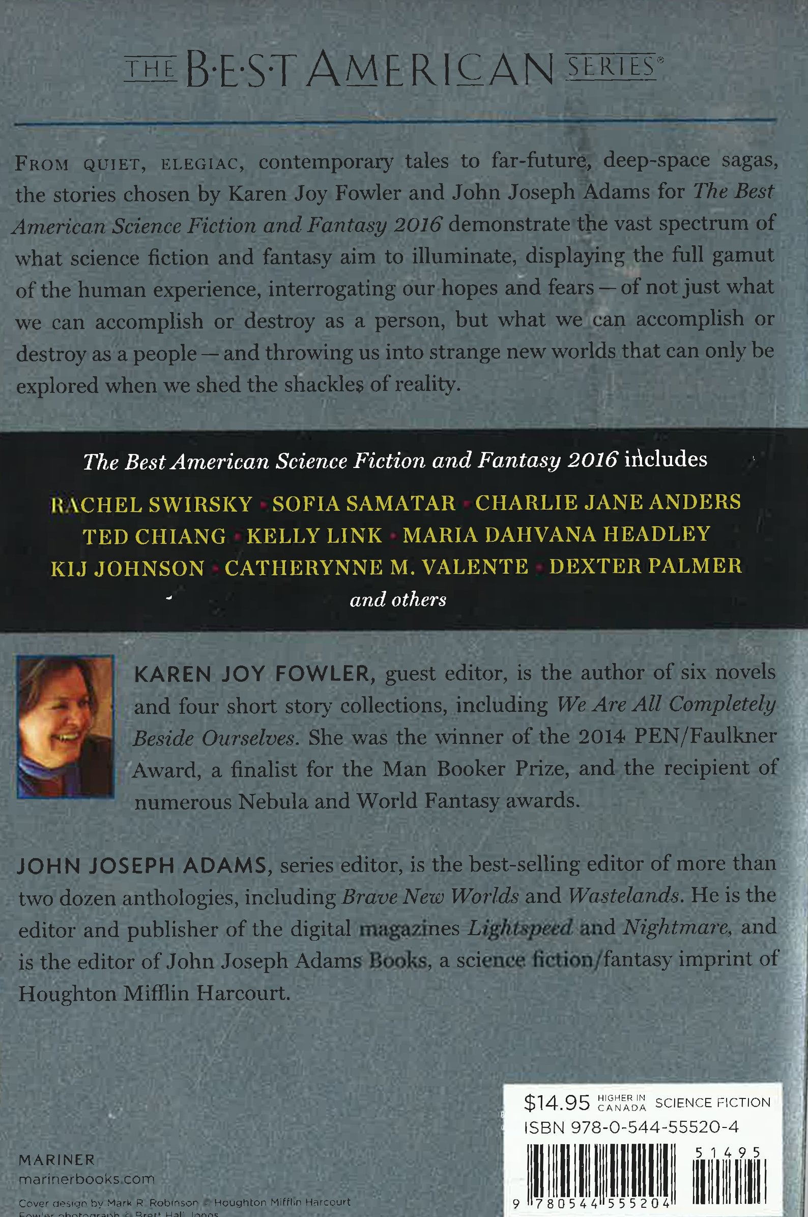 The Best American Science Fiction And Fantasy 2022 by John Joseph Adams