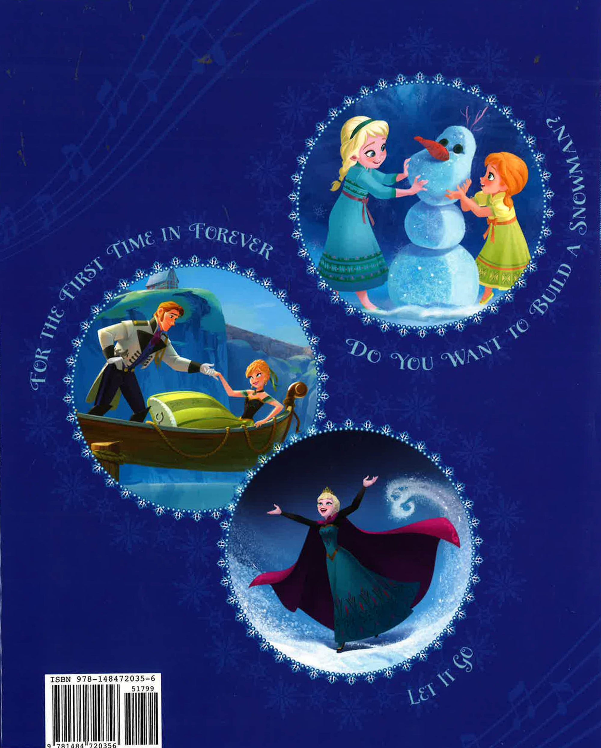 frozen sing along songs book