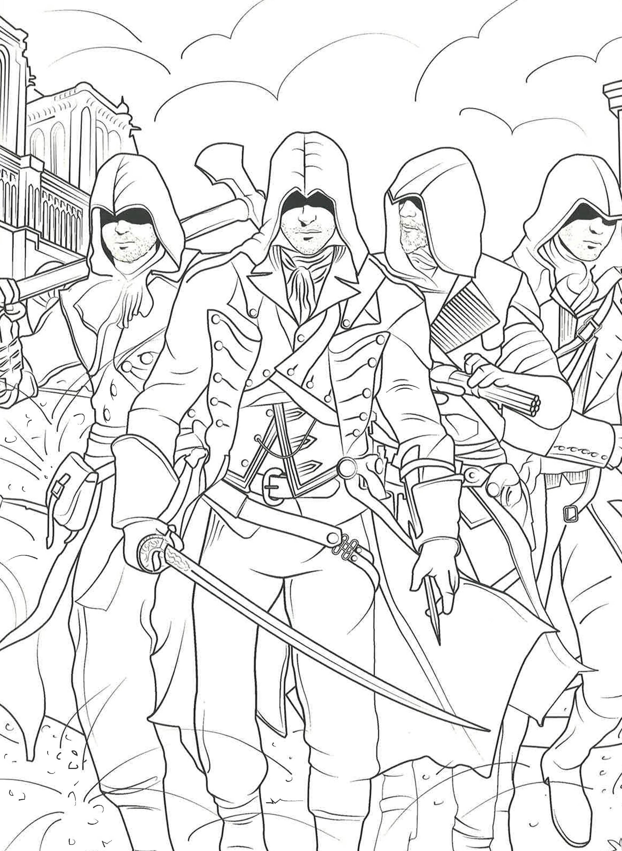 Assassin's Creed: The Official Coloring Book - Big Bad Wolf Books Sdn Bhd