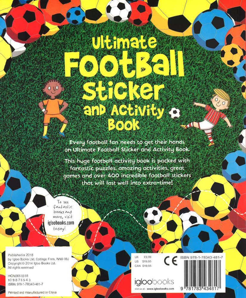 Ultimate Football Sticker And Activity Book Big Bad Wolf Books Sdn