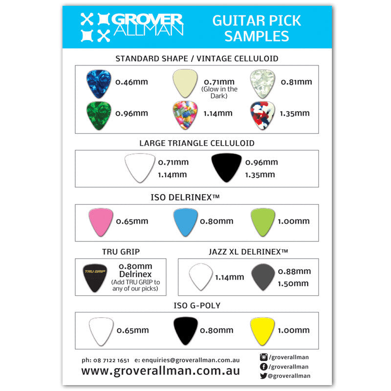 free guitar pick sample