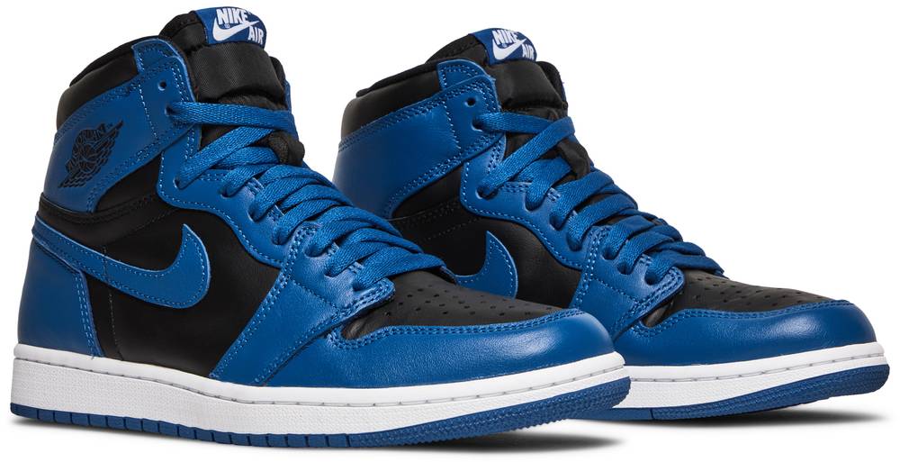 black blue jordan 1