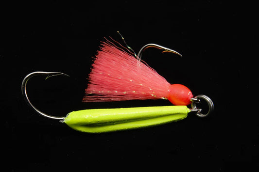 3 Flash Green Spoon - Chartreuse Teaser | Monomoy Tackle