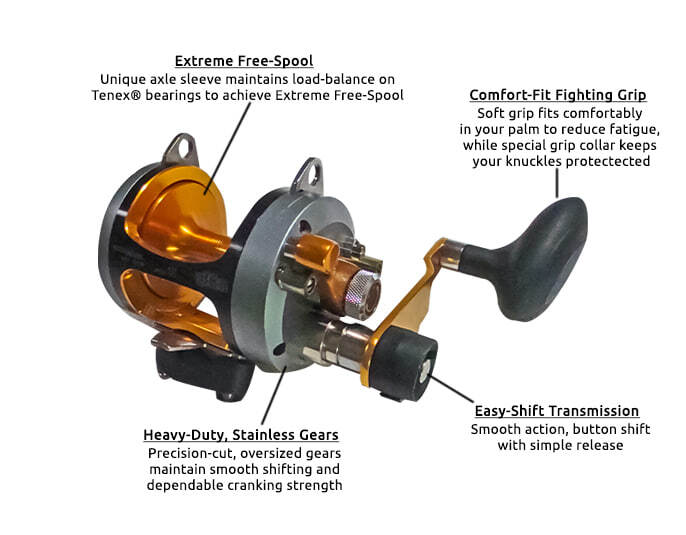 Qualia Advanz Q22 1 Single Speed Reel Paradise Tackle Co