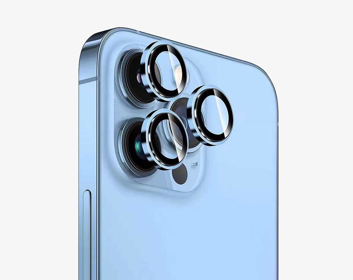 Vidrio Protector de Cámara para iPhone 13 Pro Max - transparente