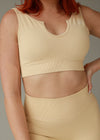 My Comfy Pale Yellow V Top