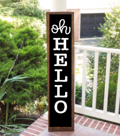Door Leaner (Oh Hello) – Casual Harmony Designs