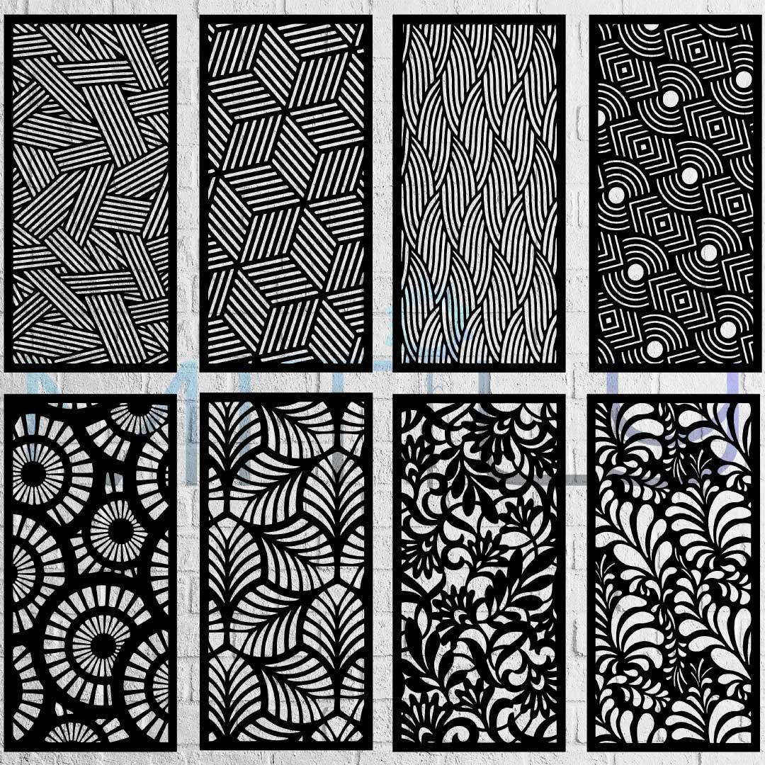 80+ DXF FILES | FLOWERS AND TREES PANELS – Mitily