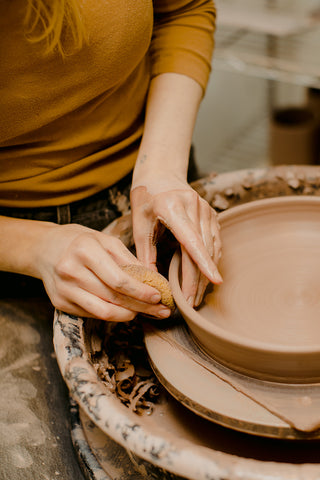 a forage bowl on the wheel