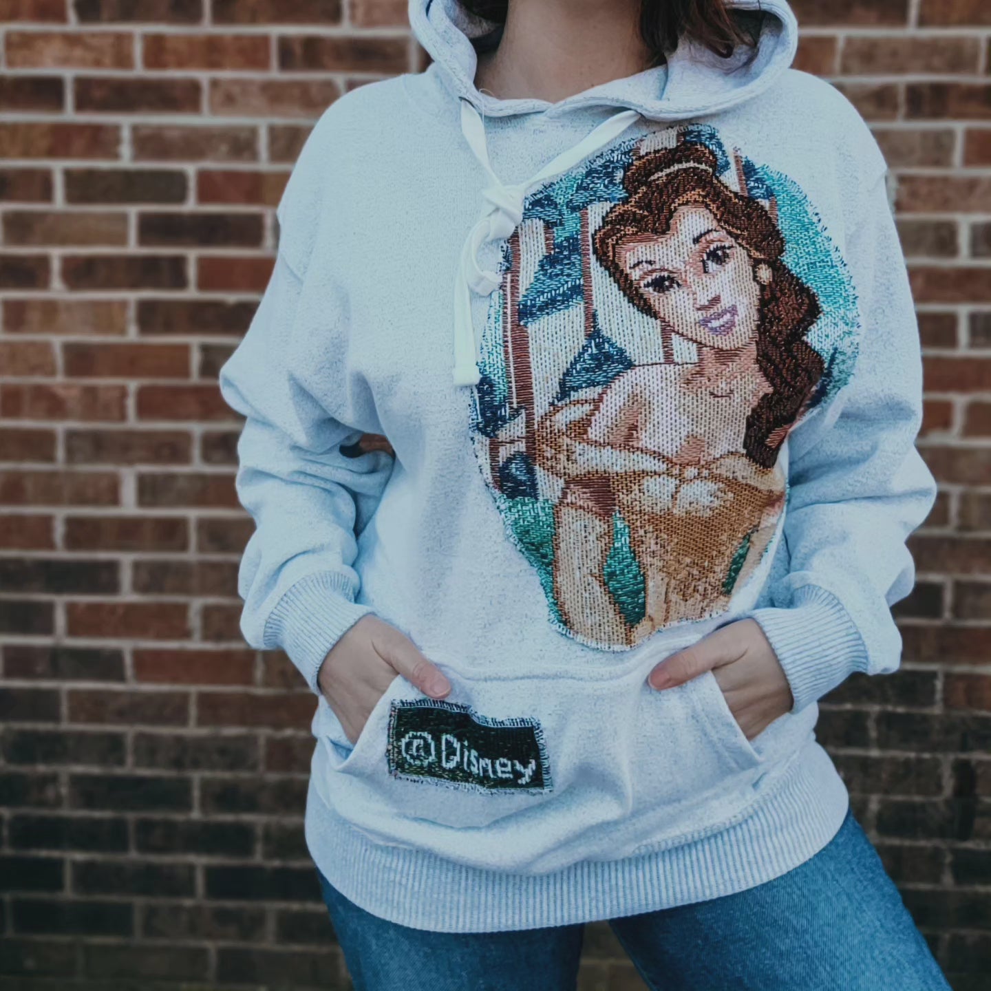 💛 Belle 90s Tapestry Blanket Hoodie