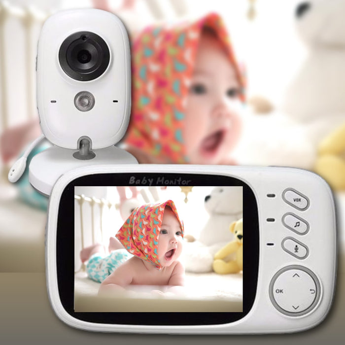 Babyphone Plus size caméra et écran LCD 3,2” pouces meilleur prix pour surveiller bébé et garder un budge intéressant