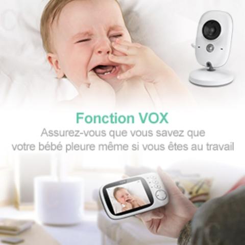 Babyphone Babykare Plus Size camera et écran LCD (Babykare) - Image 4