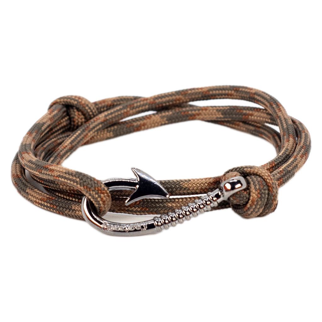 Multicam Fish Hook Bracelet