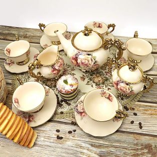 15 Pieces British Porcelain Tea Sets