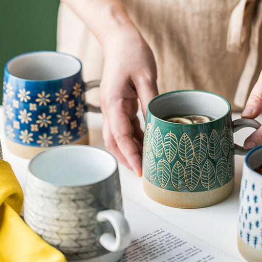 Modern Mugs in Frost/Purple – Glaze On Studio