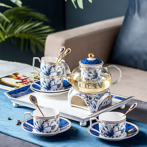 Blue Flowers Bone China Tea Set – Umi Tea Sets