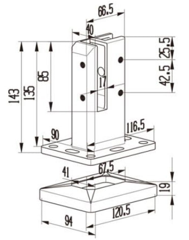 Spigot Pool Fencing Hardware