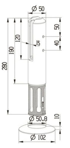 Spigot Pool Fencing Sketch