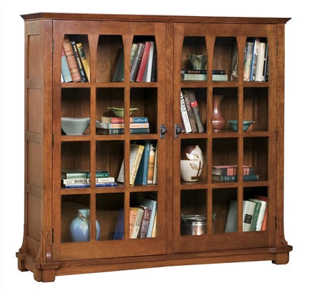 Mission-style bookcases 
