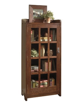 Mission-style bookcases