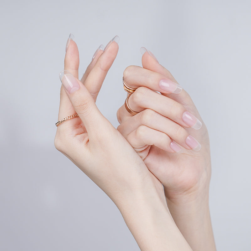 Wholesale Semi Cured Gel Nails Custom Nail Designs Supplier, Pure Transparent