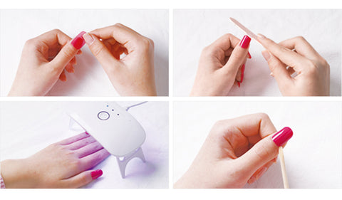 how to use gel nail stickers