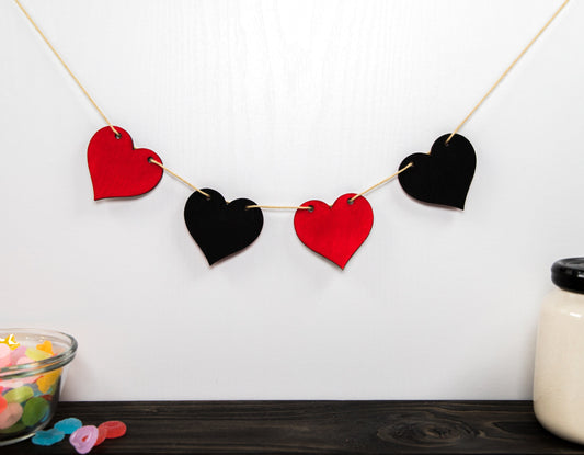 Valentine Heart Decor-hanging Heart-valentine Gifts-layered Wood