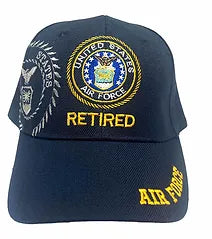 U.S. AIR FORCE RETIRED BLUE HAT - Turners Creation - Air Force Retired Hat