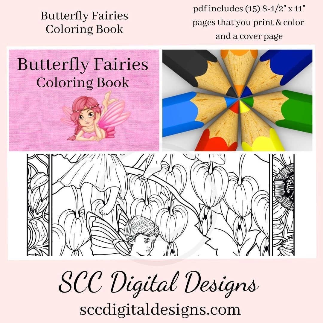 printable coloring pages fairy