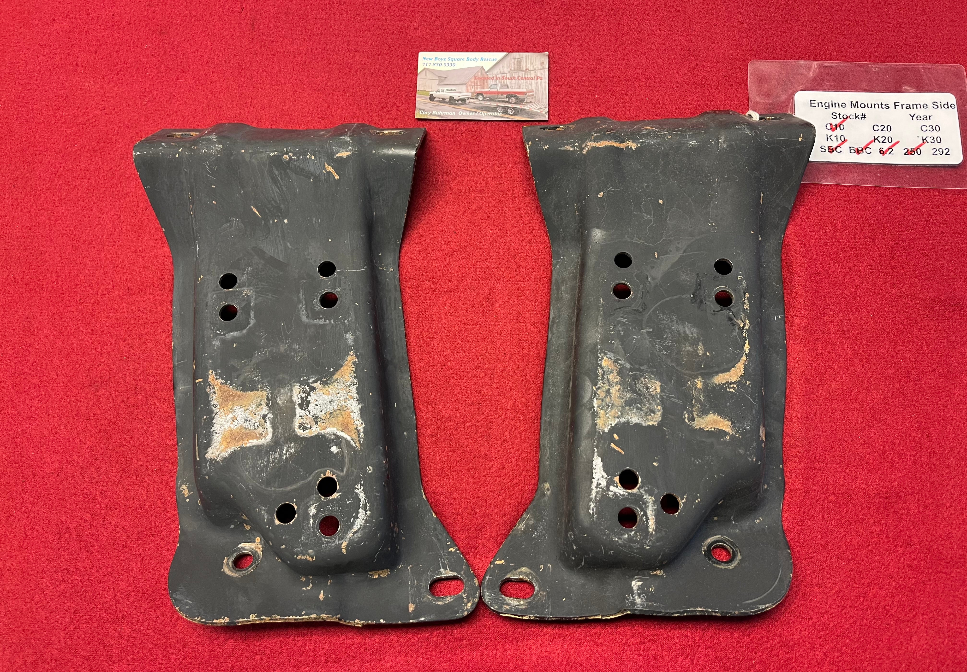 C10 Engine Frame Side Perches / Brackets