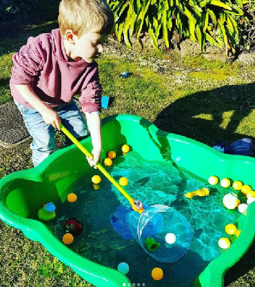 fishing water play activity for kids