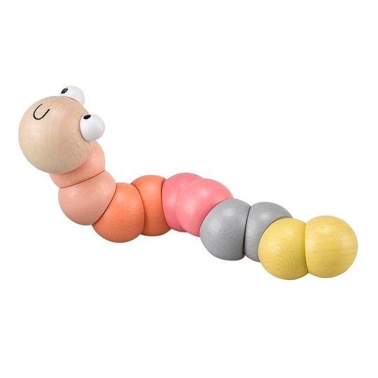 Wooden Jointed Worm