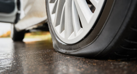 flat tire image