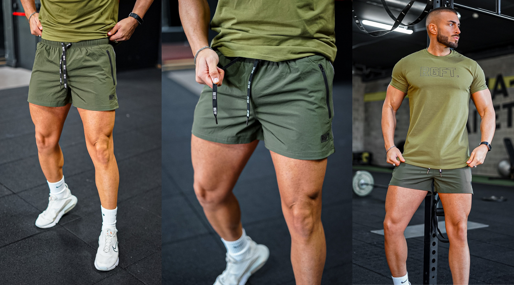 OG Khaki Running Shorts - Desktop