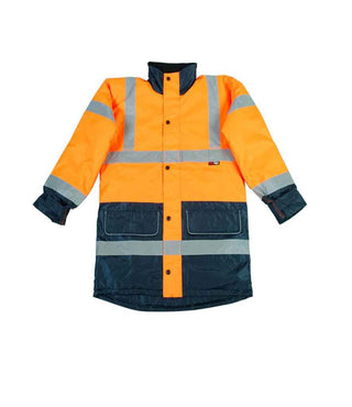 Warrior Hi-Vis Bomber Jacket - Fluorescent Yellow