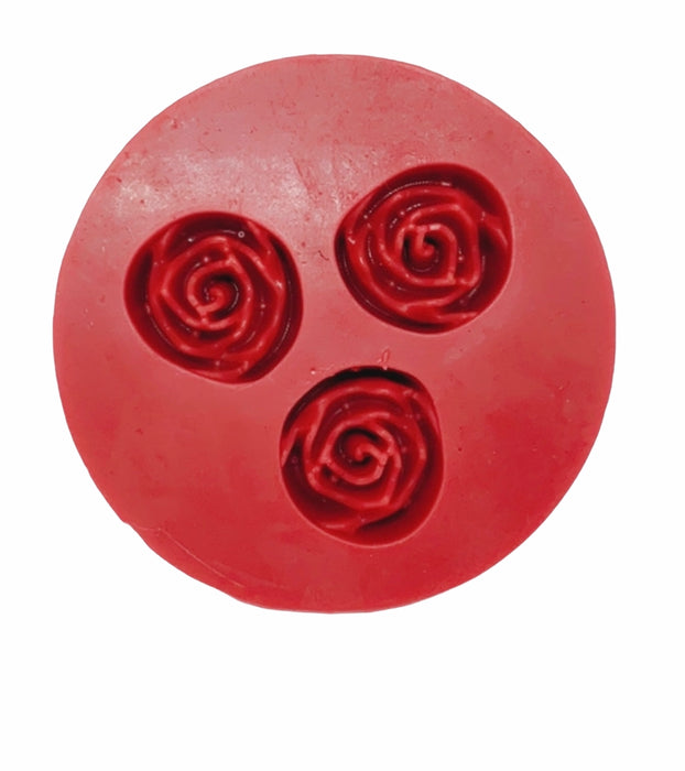twee nemen te ontvangen Fondant 3 rozen Mal – Siliconen versiering vorm – rood — Nour Shop Amsterdam
