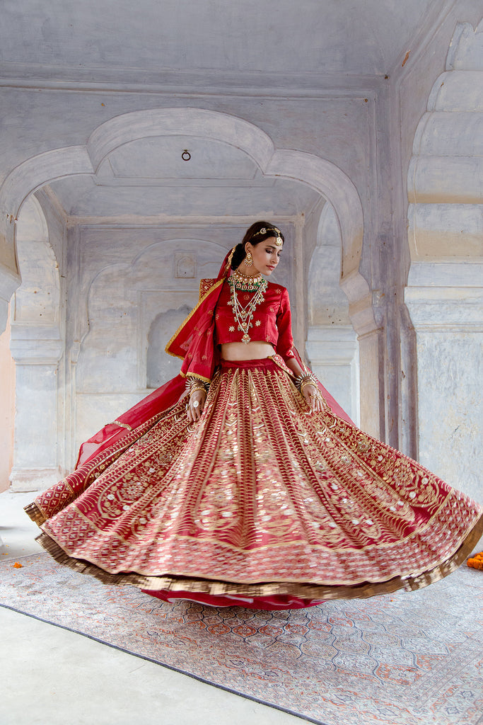 The Jaipur Wedding Lehenga Set - Rana's by Kshitija