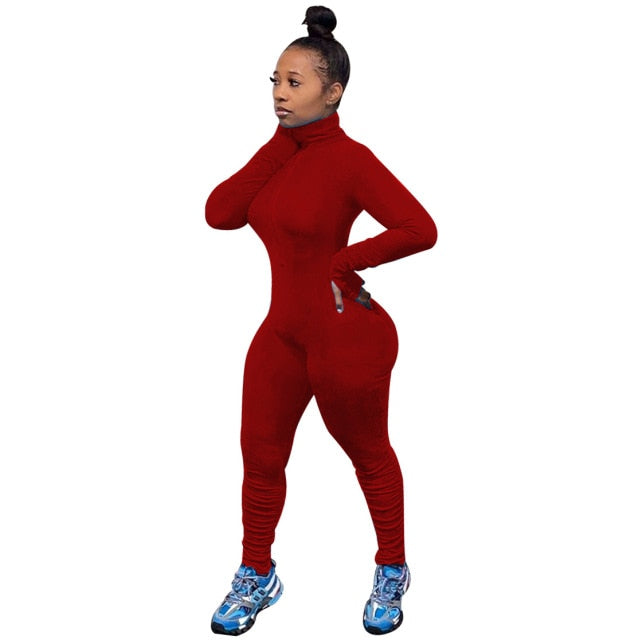 New Arrival Jumpsuit Women Elastic Hight Fitness Rompers