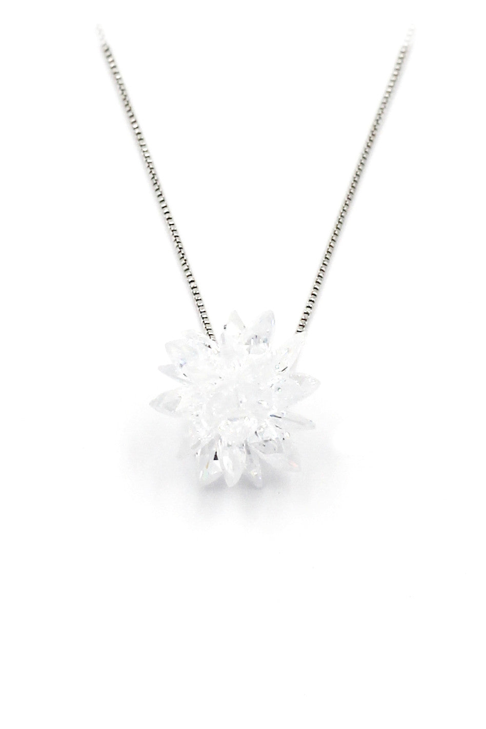 fashion snowflake silver necklace