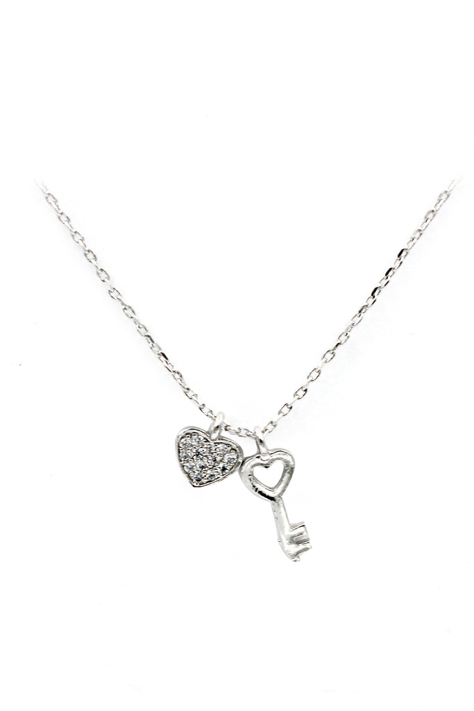 love crystal necklace