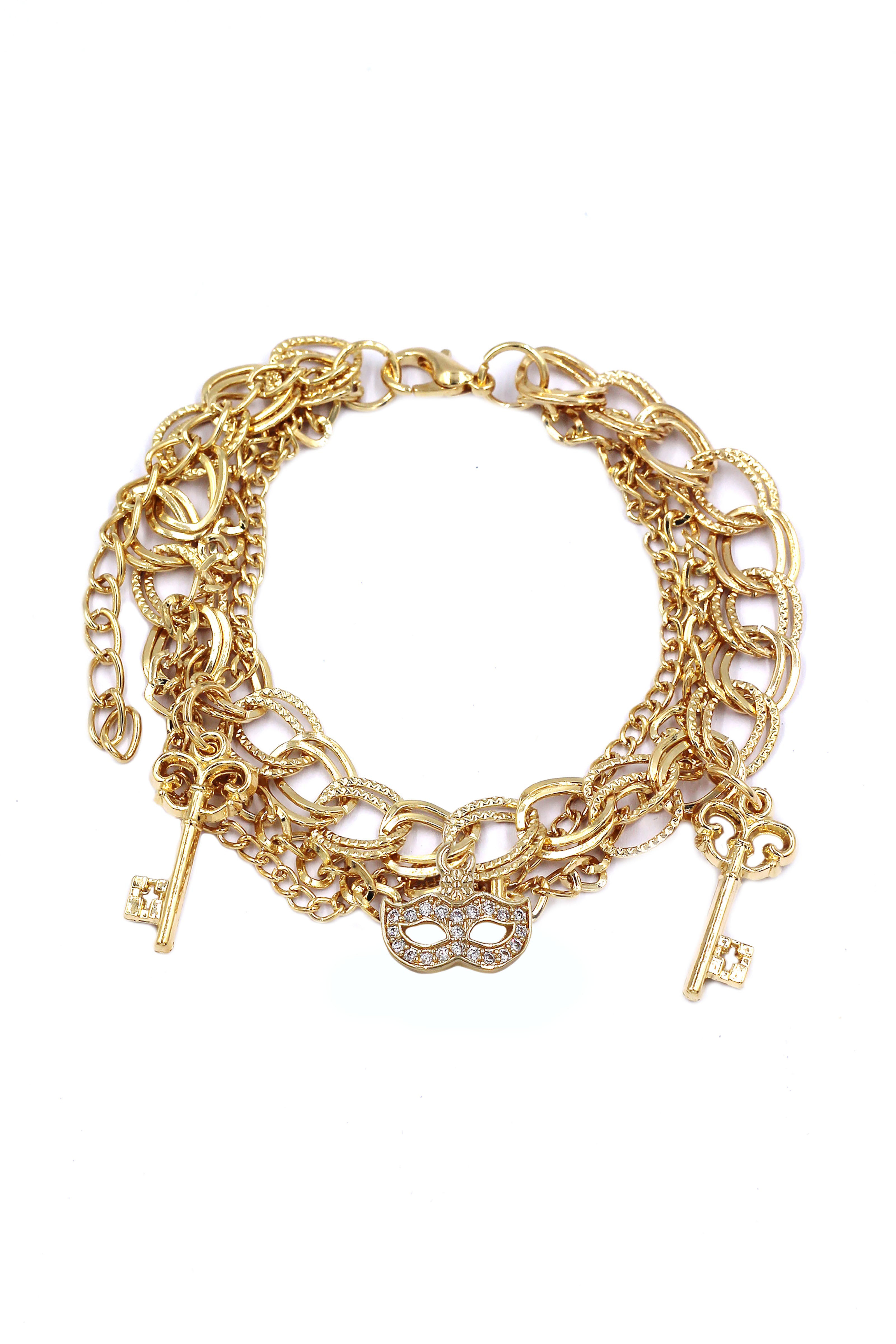 fashion mask key bracelet