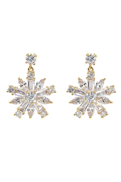 spiral circle tassel pendant crystal earrings – Ocean Fashion