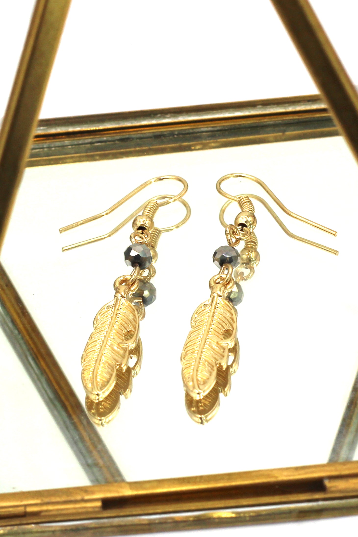 fashion feather earrings – Ocean Fashion