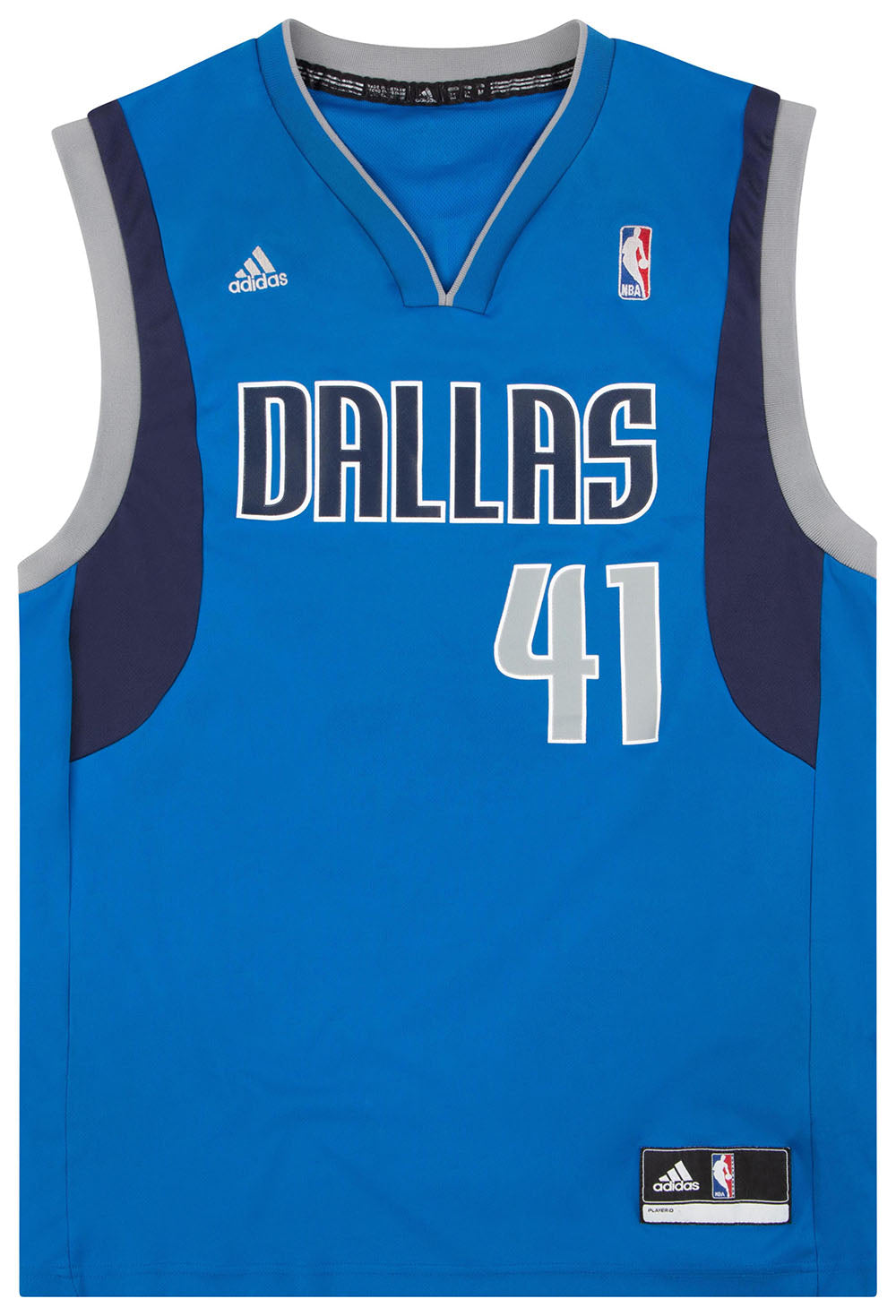 2011-14 DALLAS MAVERICKS NOWITZKI #41 ADIDAS JERSEY (AWAY) M - Classic American