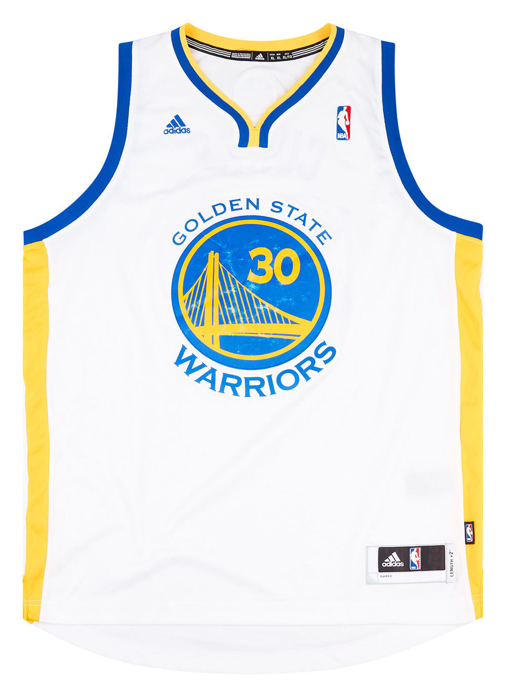 2010-14 WARRIORS CURRY #30 ADIDAS JERSEY - Classic American Sports