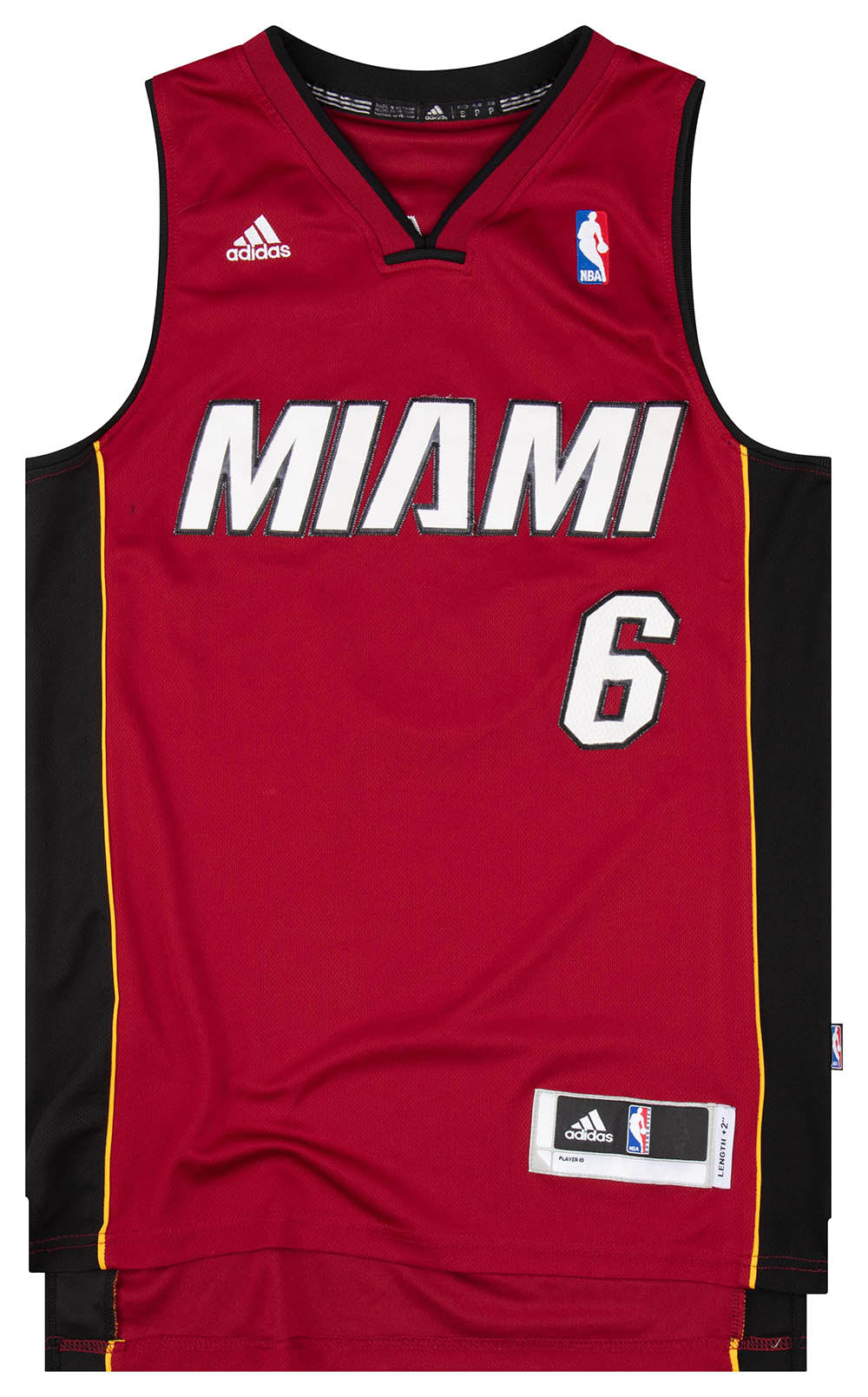 LeBron James Jersey - Miami Heat White Revolution 30 Swingman adidas NBA