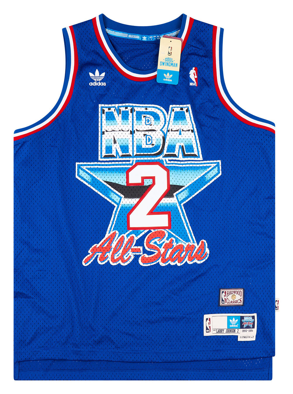 Calumnia Ventana mundial whisky 1993 NBA ALL-STAR GAME JOHNSON #2 ADIDAS HARDWOOD CLASSICS SWINGMAN JE -  Classic American Sports