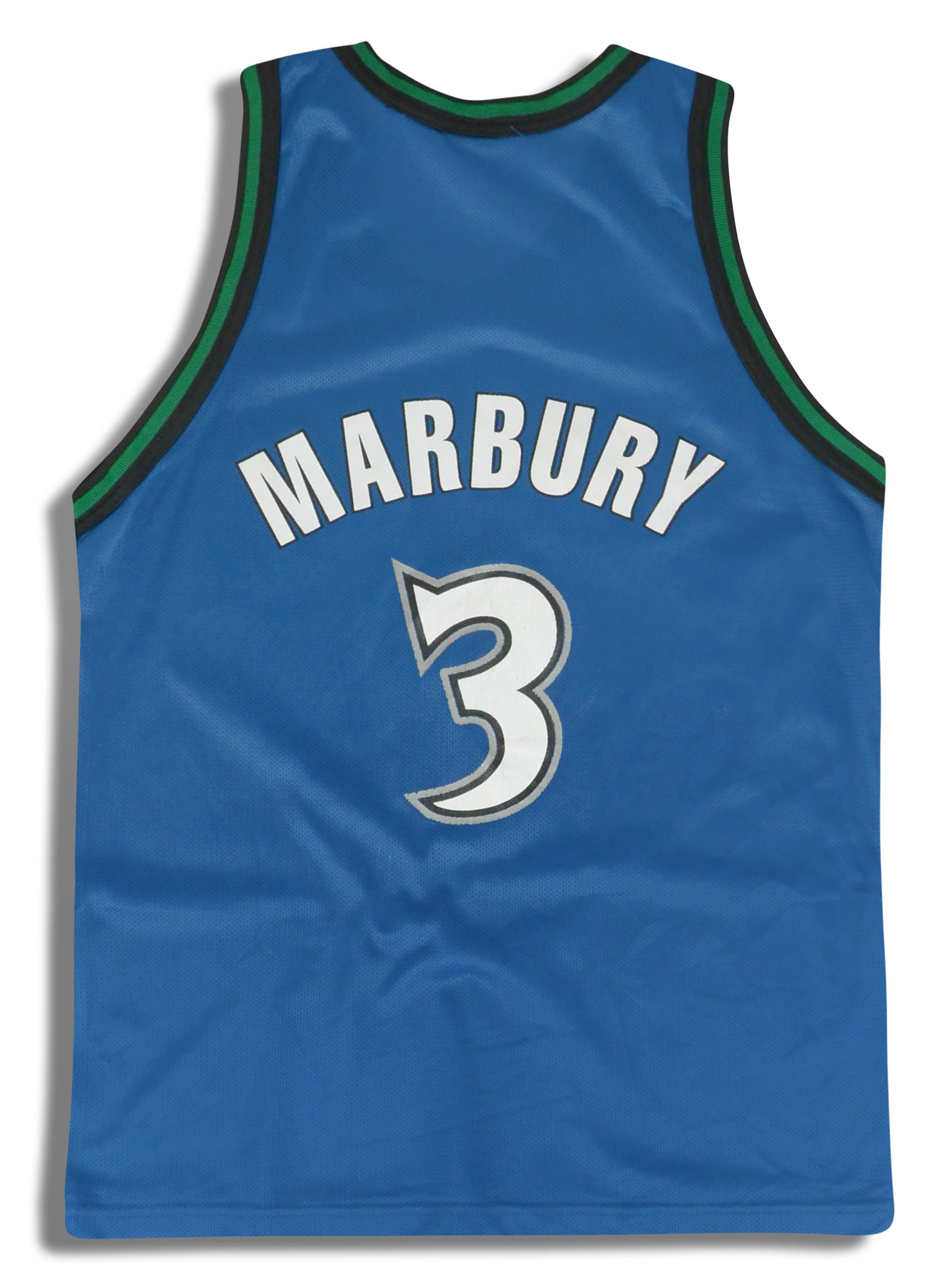 NBA NEW YORK KNICKS STEPHON MARBURY #3 MAJESTIC BASKETBALL JERSEY