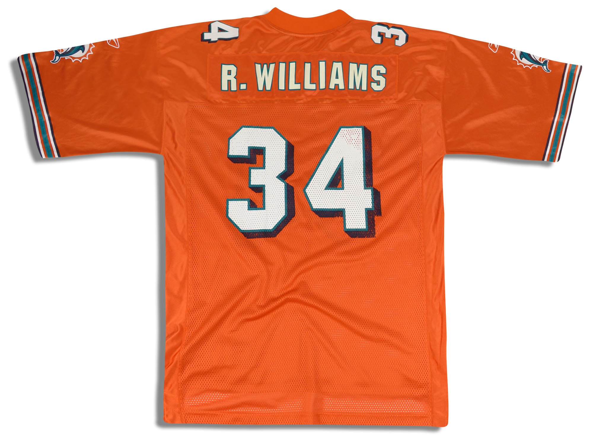 Miami Dolphins R. Williams #34 Men's Size XL Reebok Football NFL Jersey