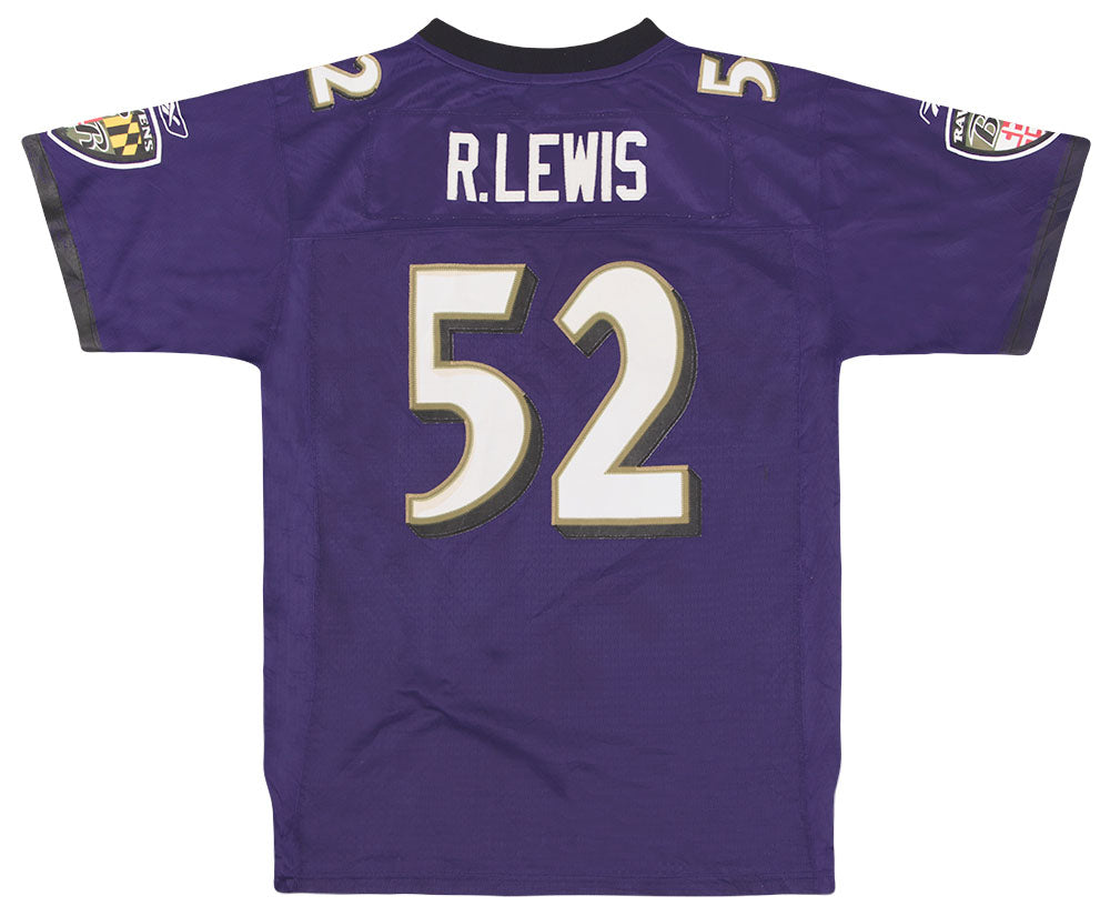 Nike Baltimore Ravens Jersey Super Bowl XLVII R Lewis #52 Purple Youth M